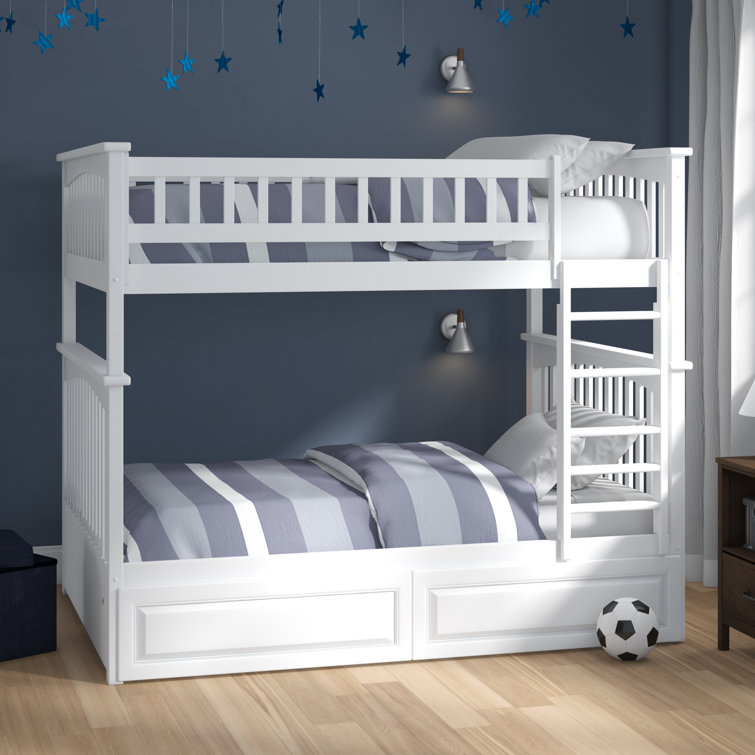 White double bunk clearance bed